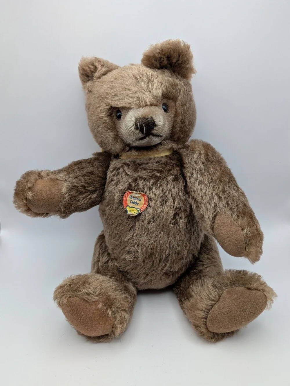 VTG 1960s Steiff Teddy Bear 0202/26 Fully Jointed 15
